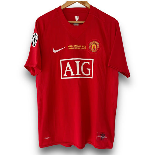 Manchester United 2007-2008 Home Champions League Final Jersey