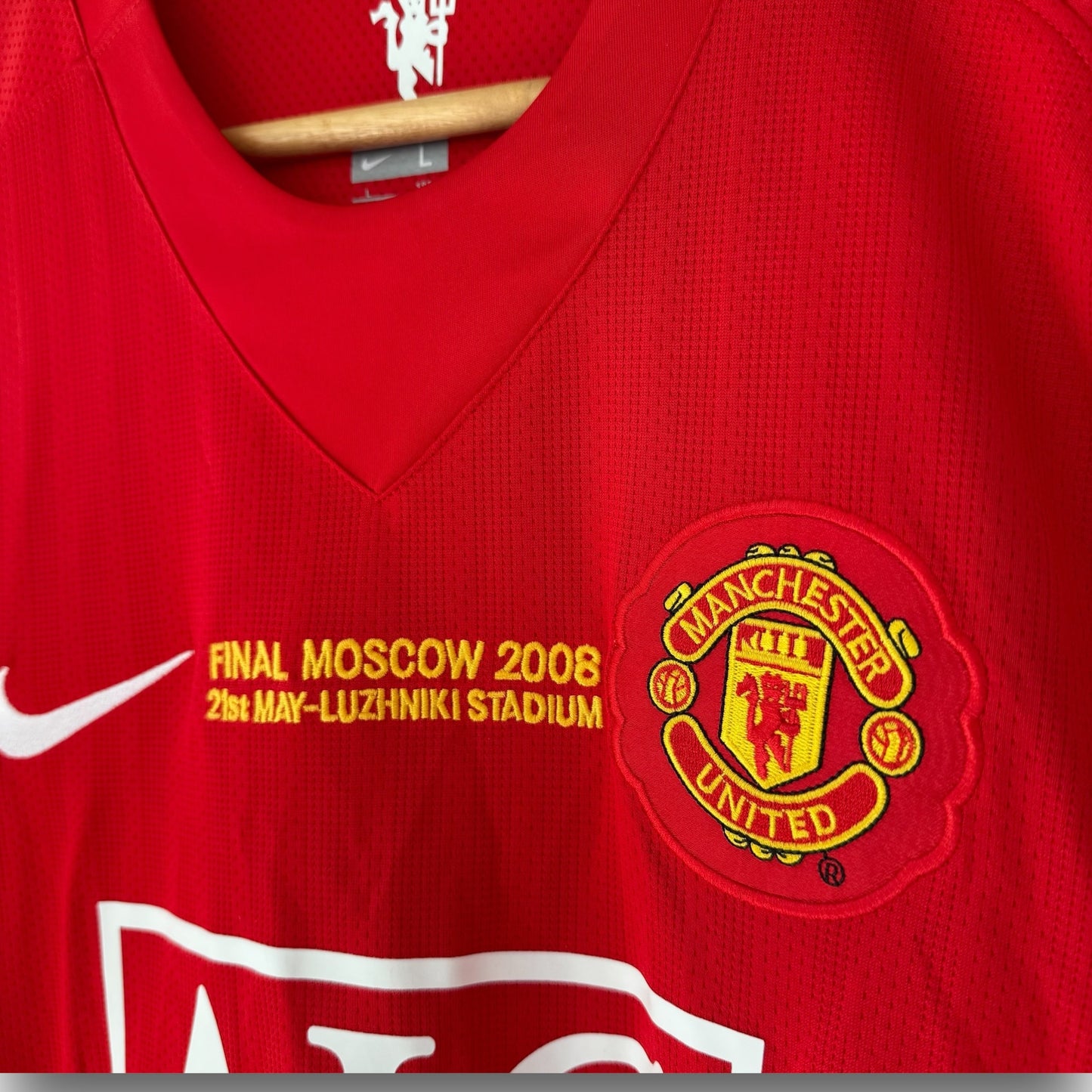 Manchester United 2007-2008 Home Champions League Final Jersey