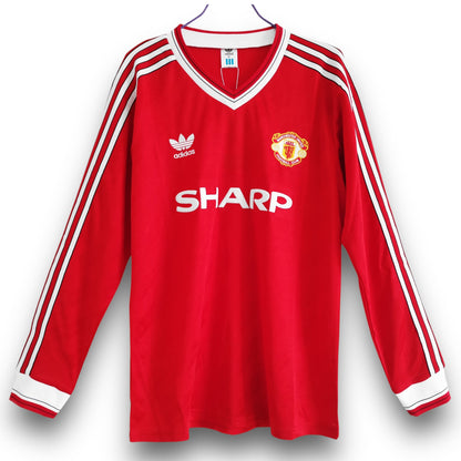 Manchester United 1986-1988 Home Long Sleeve Jersey