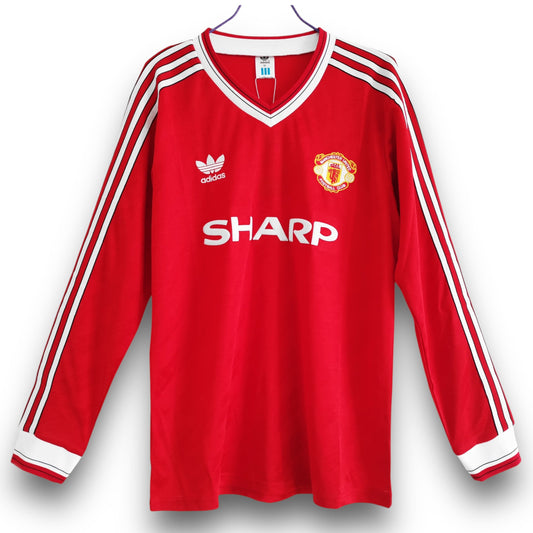 Manchester United 1986-1988 Home Long Sleeve Jersey