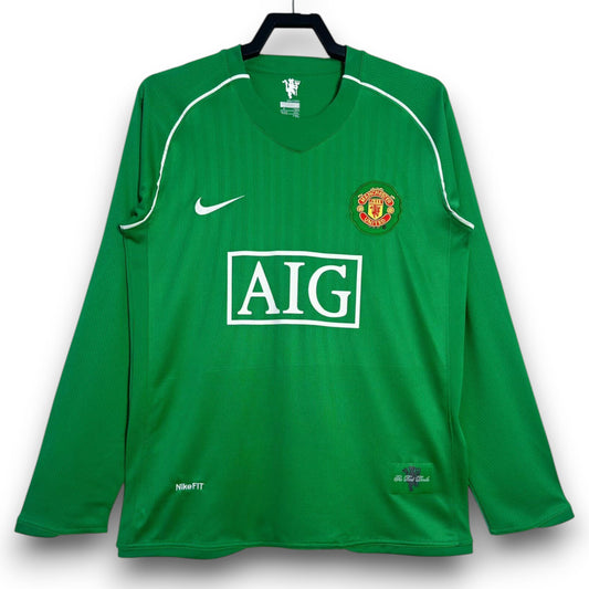 Manchester United 2007 2008 Away Goalkeeper Long-Sleeve Jersey
