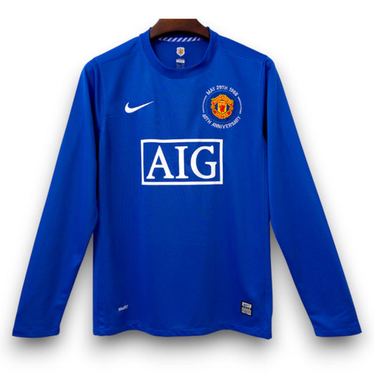 Manchester United 2008-2009 40th Away Long Sleeve Shirt