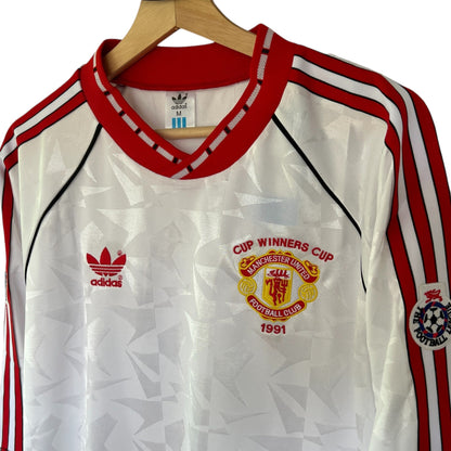 Manchester United 1990-1991 Away Long Sleeve European Champions Shirt
