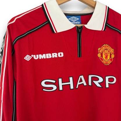 Manchester United 1998-1999 Home Long-Sleeve Jersey