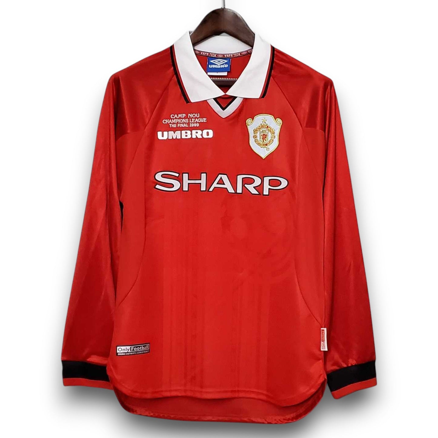Manchester United 1999-2000 Home Long Sleeve Shirt - UCL Final