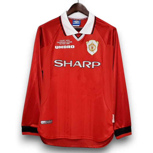 Manchester United 1999-2000 Home Long Sleeve Shirt - UCL Final
