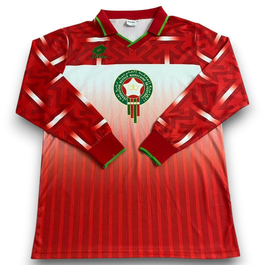 Maillot Maroc 1994-1995 Domicile Manches Longues