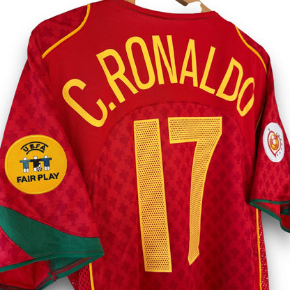 Camiseta Portugal 2004 Local - Final Eurocopa