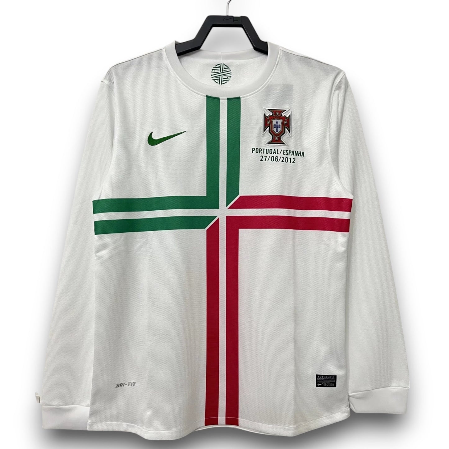 Maillot Portugal 2012 Extérieur Manches Longues