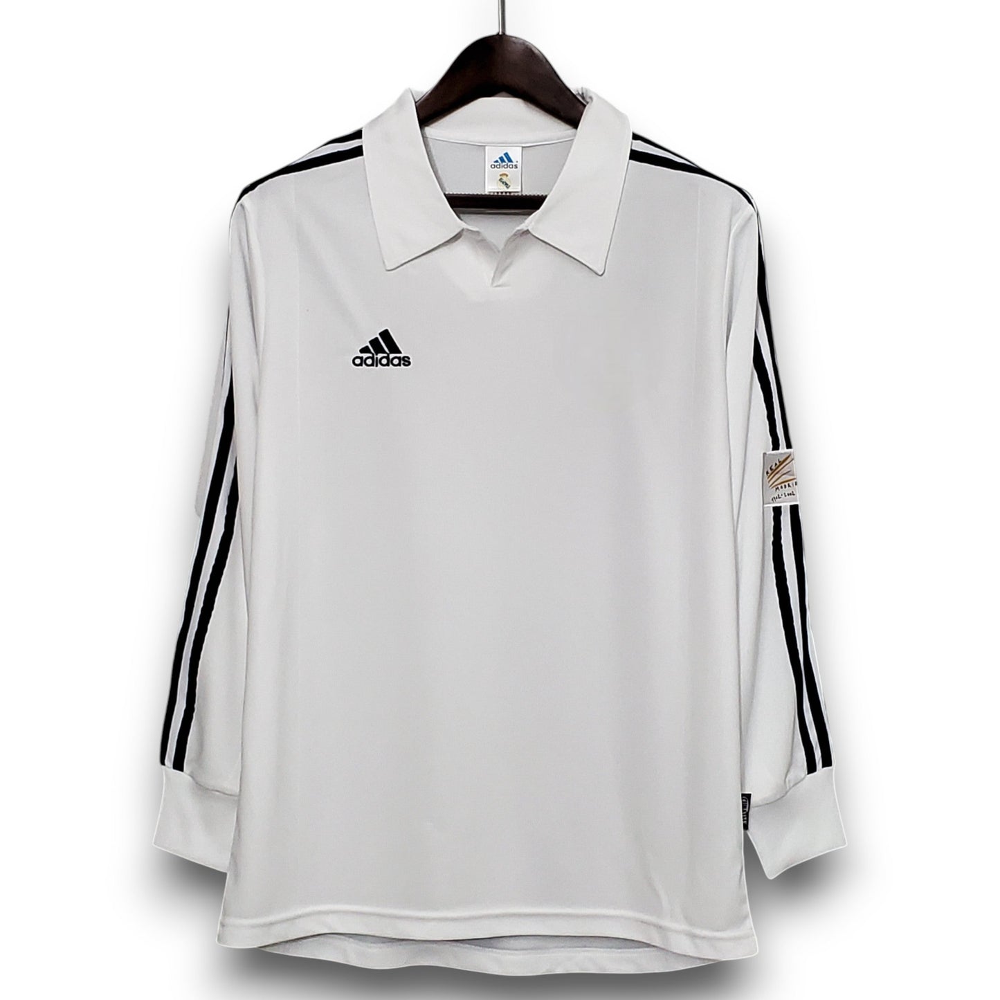 Real Madrid 2001-2002 Home Long Sleeve Shirt