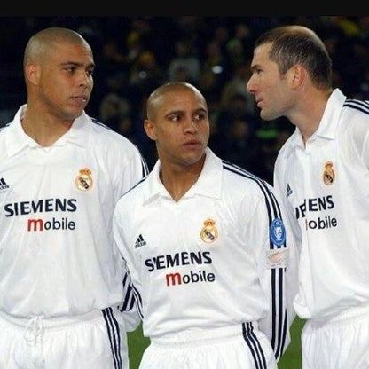 Real Madrid 2001-2002 Home Long Sleeve Shirt
