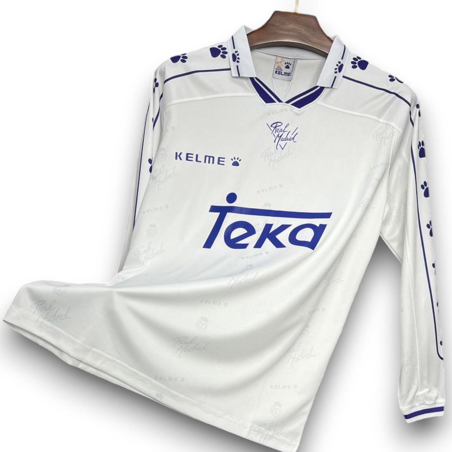 Real Madrid 1994-1996 Home Shirt - Long Sleeve