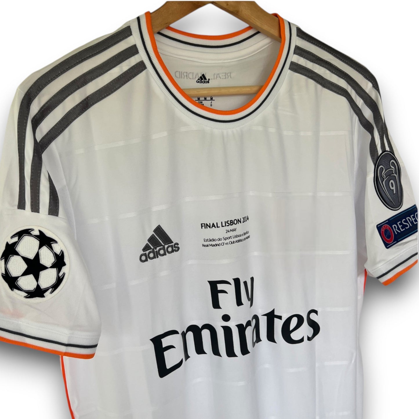 Real Madrid 2013-2014 Home UCL Final Jersey