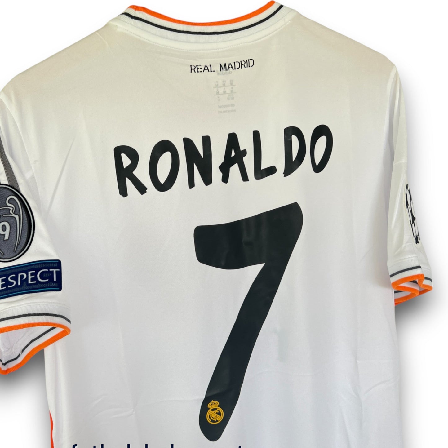 Real Madrid 2013-2014 Home UCL Final Jersey