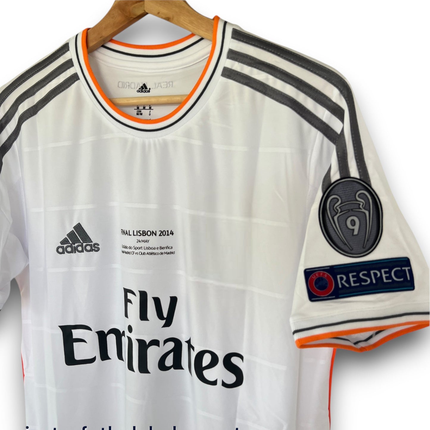 Real Madrid 2013-2014 Home UCL Final Jersey
