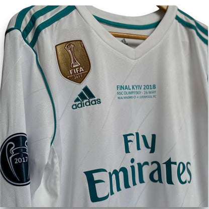 Real Madrid 2018 UCL Final Long Sleeve Jersey