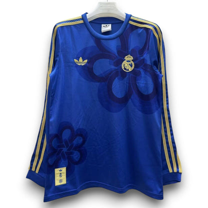 Maillot Real Madrid 2025-2026 Avant-match Manches Longues
