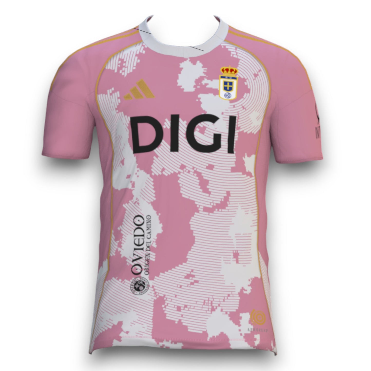Maillot Real Oviedo 2025-2026 Rose Spécial