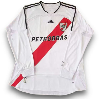 River Plate Home Long Sleeve Jersey 2006-2007