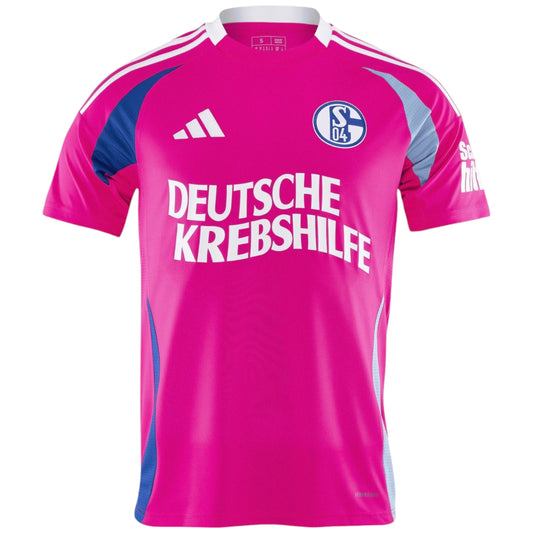 Maillot Schalke 04 2024-2025 Gardien Rose Octobre