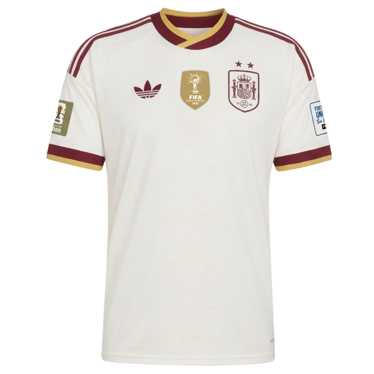 Camiseta Selección España Mundial 2026 - 2 Estrellas Visitante