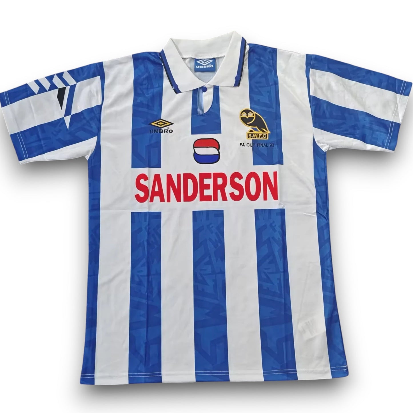 Sheffield Wednesday 1992-1993 Home F.A CUP Shirt