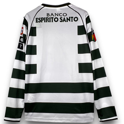 Sporting Lisbon 2001-2002 Home Long Sleeve Shirt