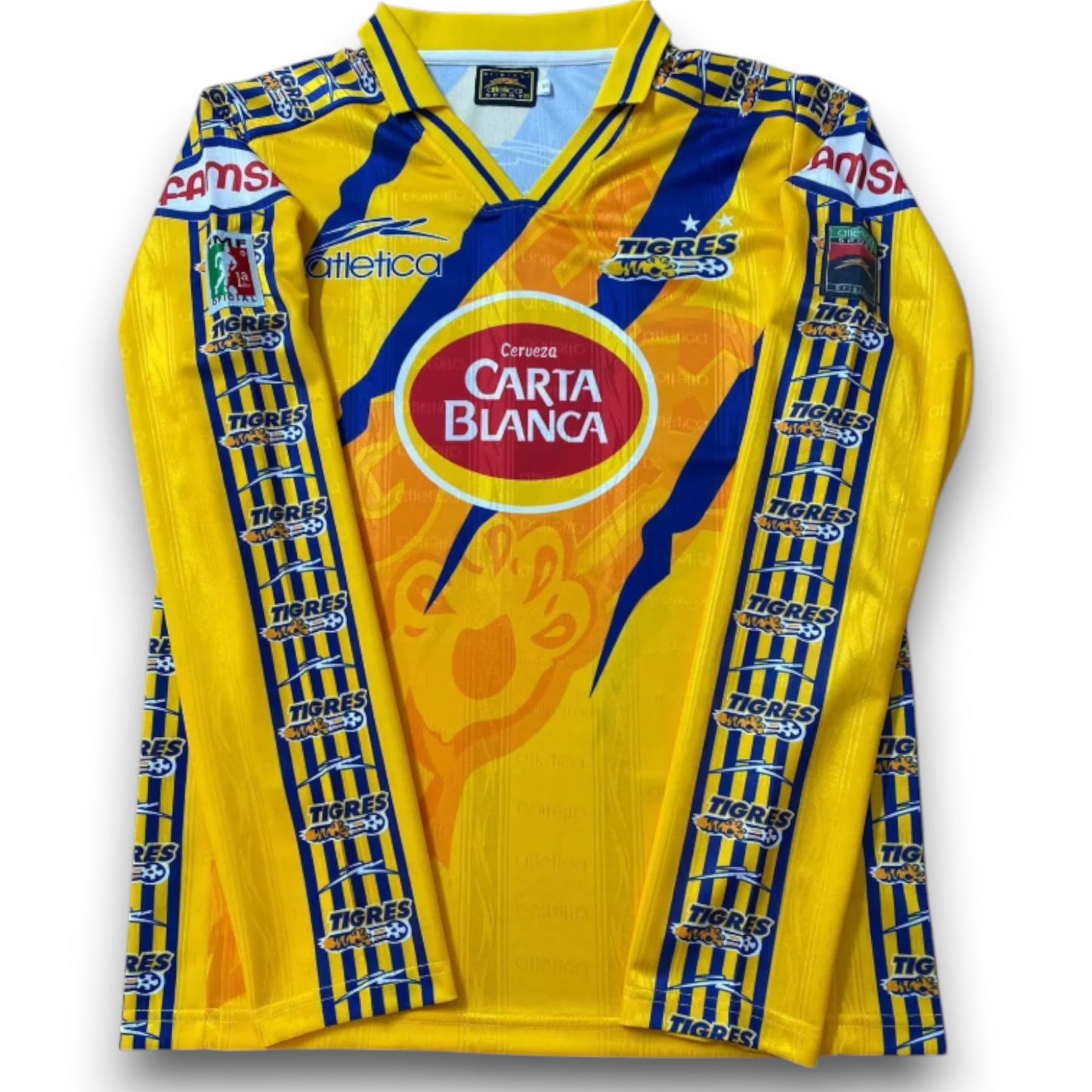 Tigres UANL 1997-1998 Home Long Sleeve Jersey