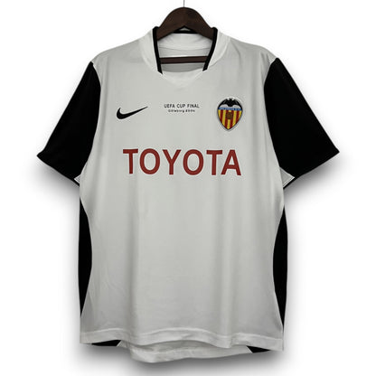 Valencia CF 2003-2004 Home UEFA Final Shirt