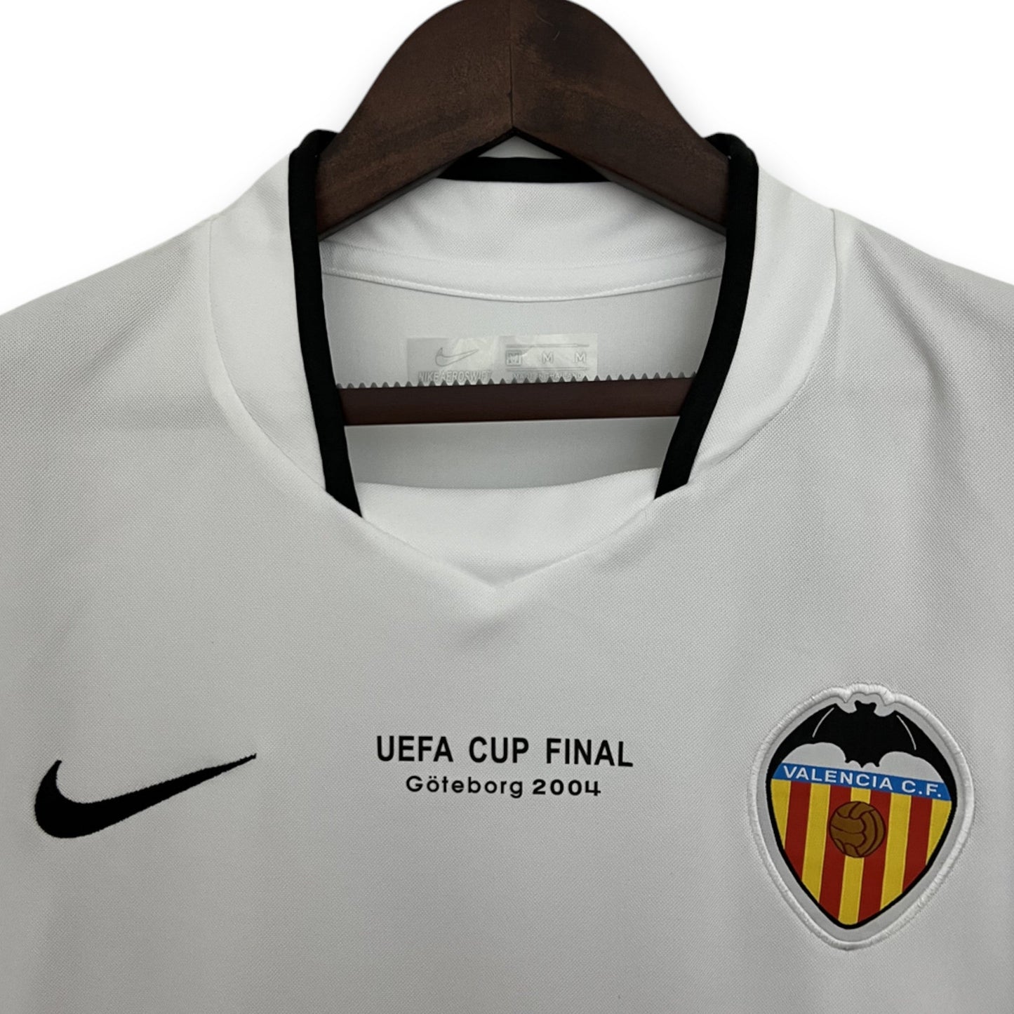 Valencia CF 2003-2004 Home UEFA Final Shirt