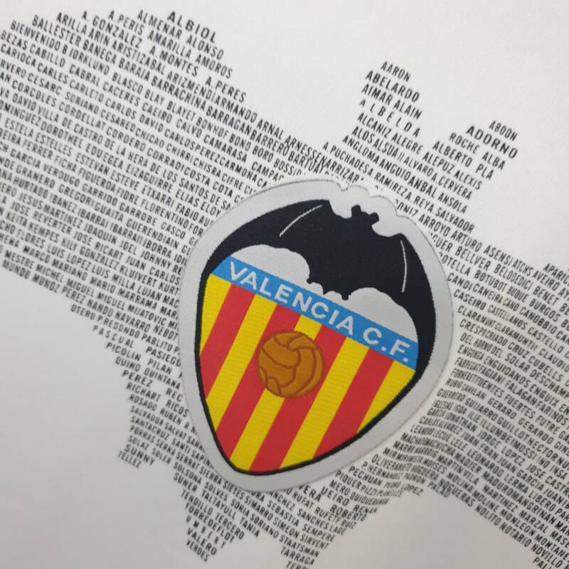 Valencia CF 2009-2010 Home 90th Anniversary Shirt