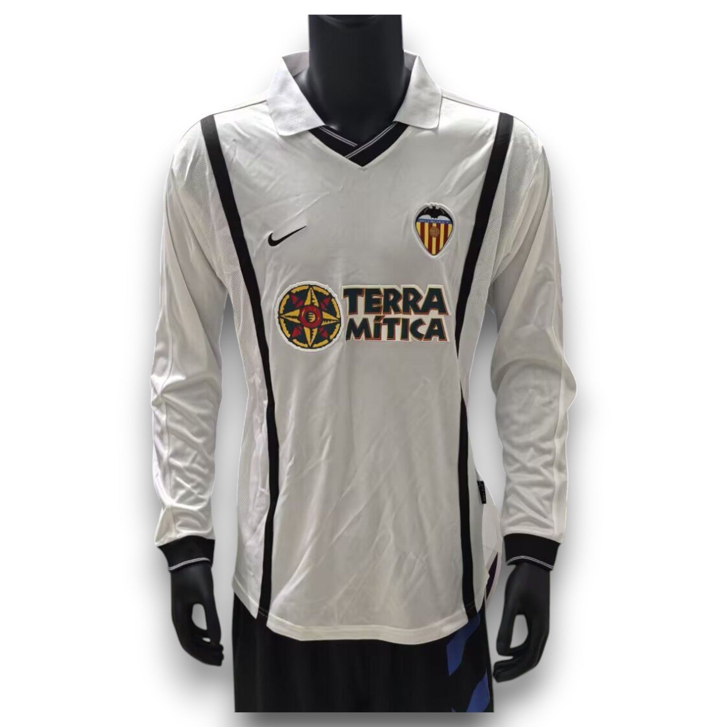 Valencia CF 2000-2001 Home Long-Sleeve Jersey