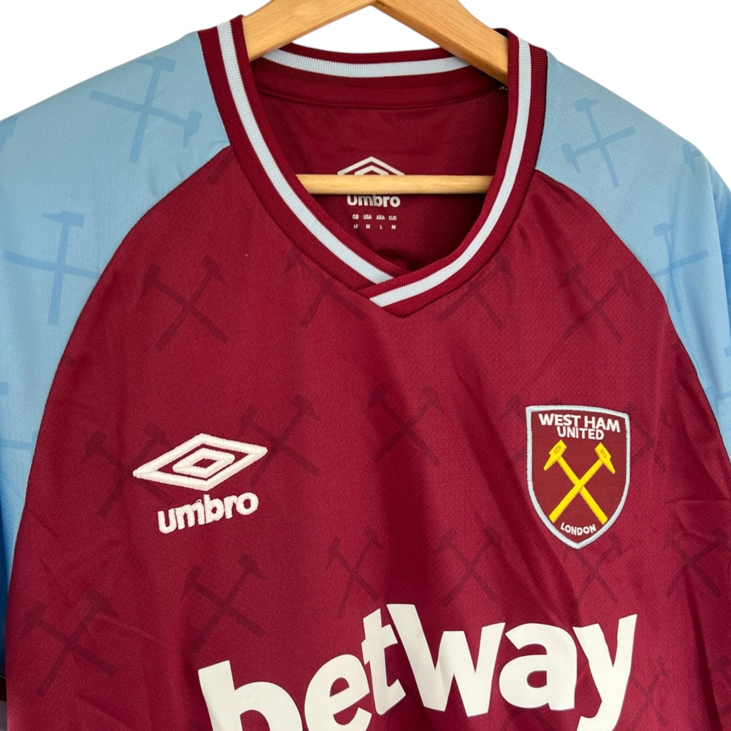 West Ham 2021-2022 Home Jersey