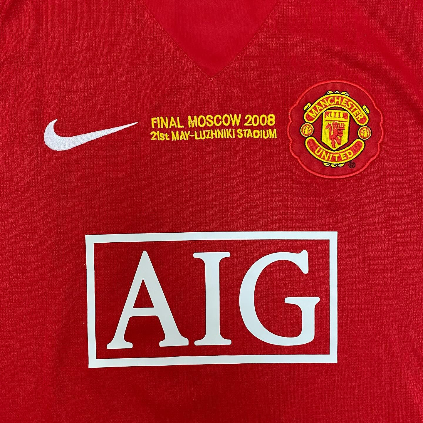 Maillot rétro Manchester United 07-08 Finale Domicile Ligue des Champions