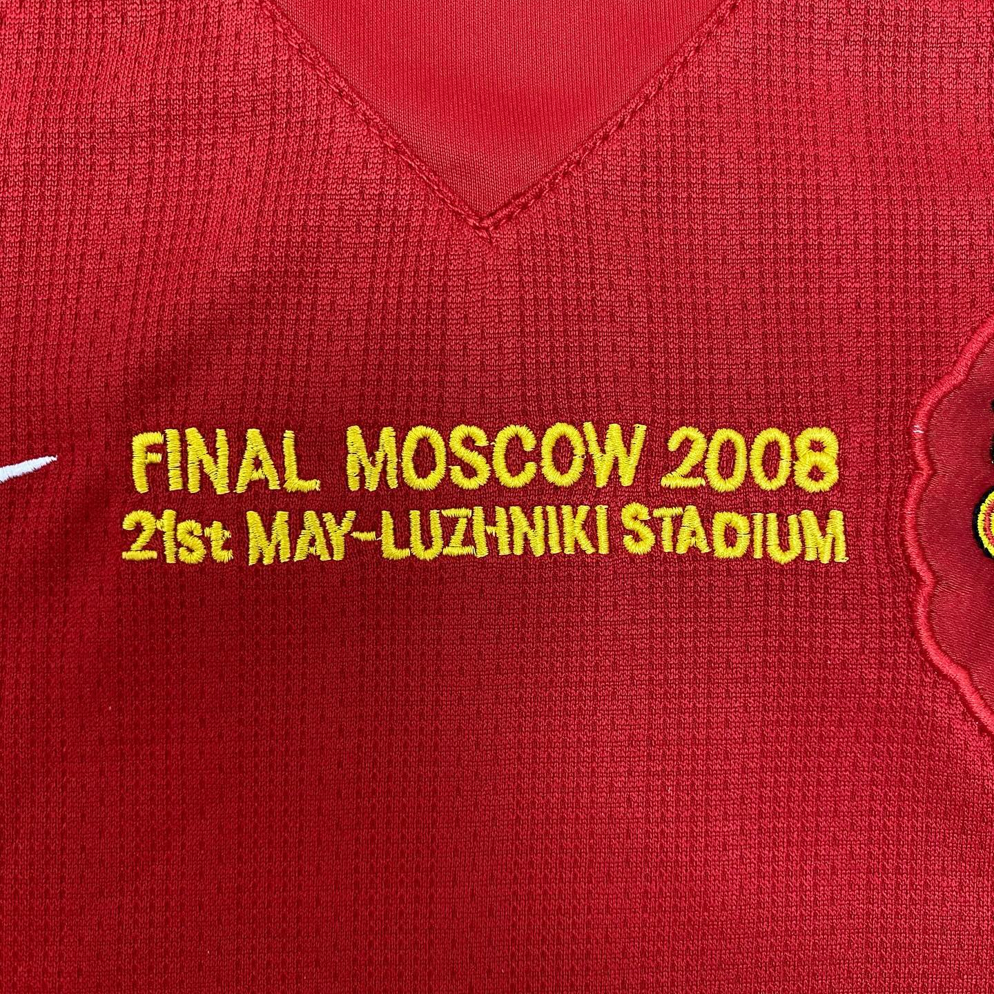 Manchester United Retro Shirt 07-08 Home Final Champions League