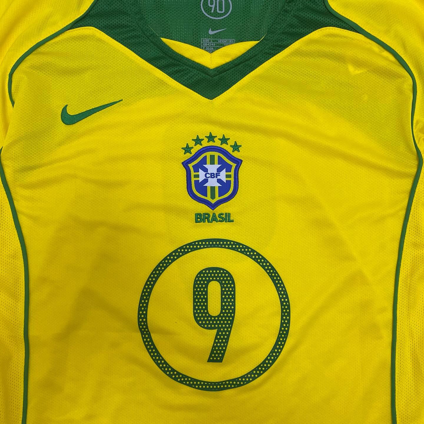 Brasil 2004 Maillot rétro domicile