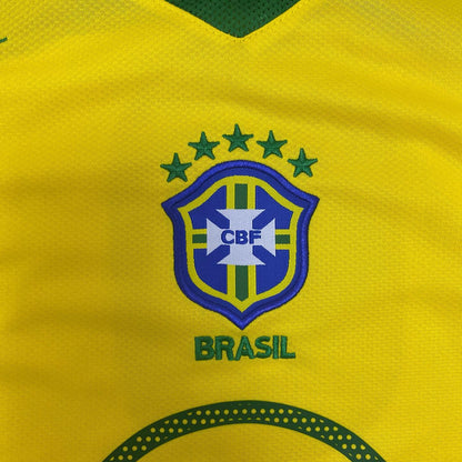 Brazil 2004 Home Retro Shirt